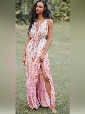 Anthropologie PQ Tiered Maxi Dress Size XL